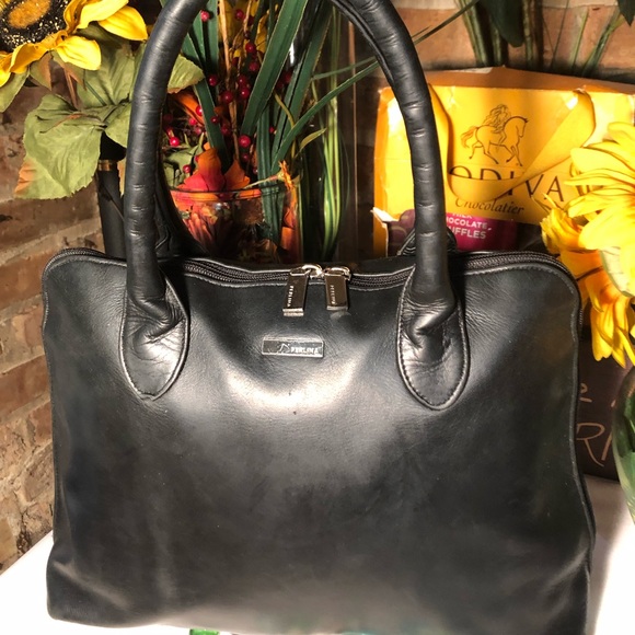 Perlina | Bags | Perlina Leather Handbag | Poshmark
